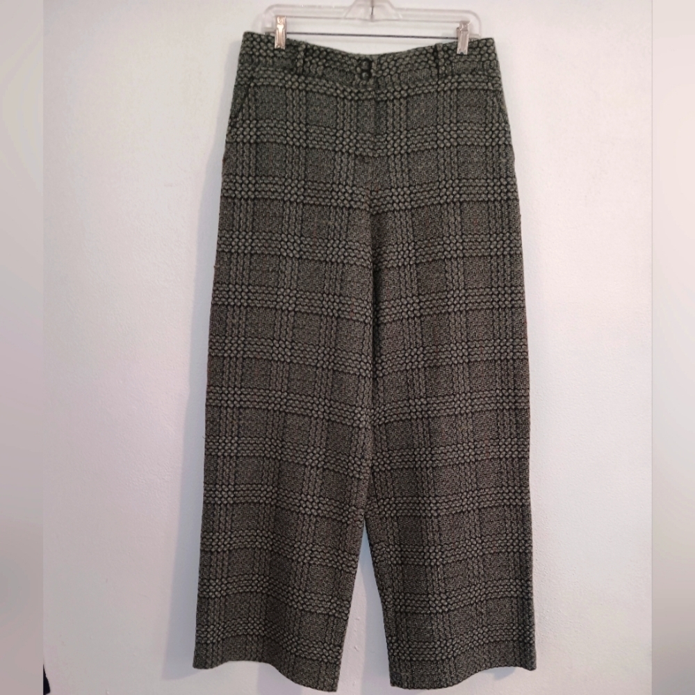 Ivan Grundahl Copenhagen plaid wool pants women's size 38 NWT Max style